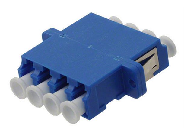 Netconnect skarvstycke LC quad SM blå 