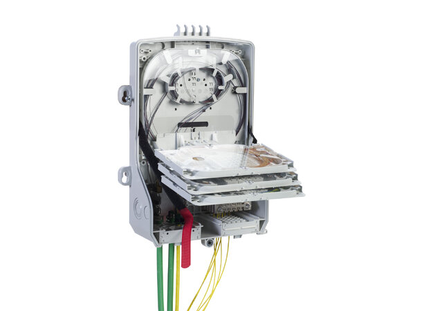 Commscope Skarvbox 96f BUDI-1S 1st kassett,1st 24xØ<7 mm,1st 4xØ<15 mm 
