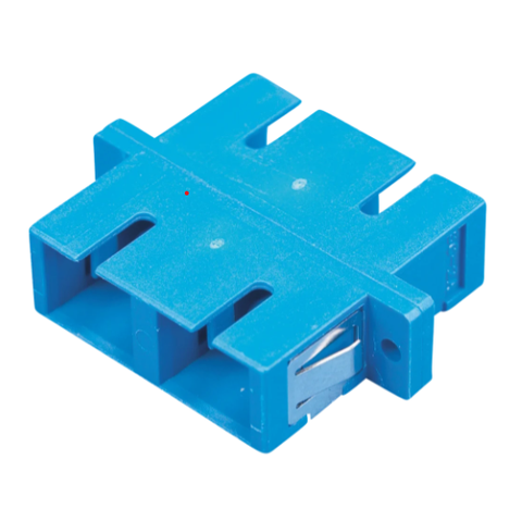 Skarvstycke SC duplex SM inkl. transparenta dammskydd