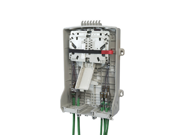 Commscope Skarvbox 192f BUDI-S För 6st kassetter 