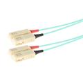 ECS patch SC-SC 50/125 OM3 LSZH  1,0m aqua
