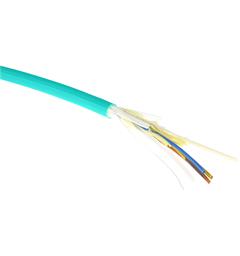 ECS Fiberkabel OM4 torr LT 96F HFFR Aqua