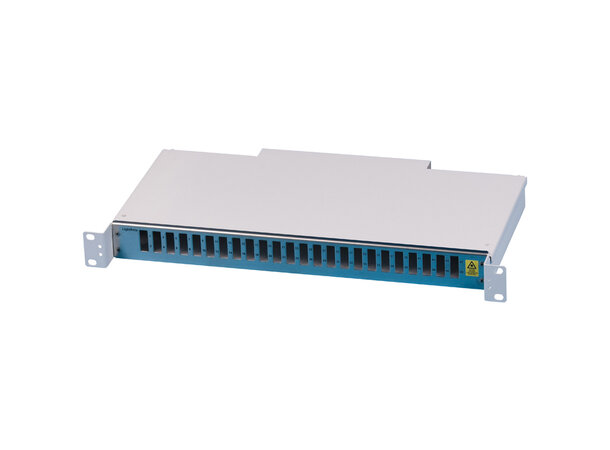 LM fiberbox 19" 1HE 24xSCD Fast Ej utdragbar, utan inredning 