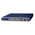 PoE+ Switch 24-port 10/100/1000B/T+4xSFP Planet: Managed IPv4/IPv6 440W
