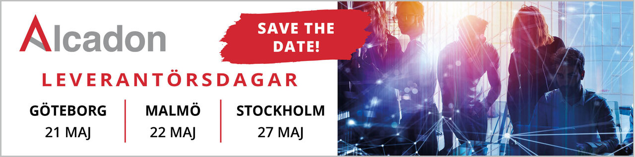 Save the date Leverantörsdagar Gbg 21 maj, Malmö 22 maj, Sthlm 27 maj 2025