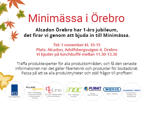 Alcadon minimässa i Örebro